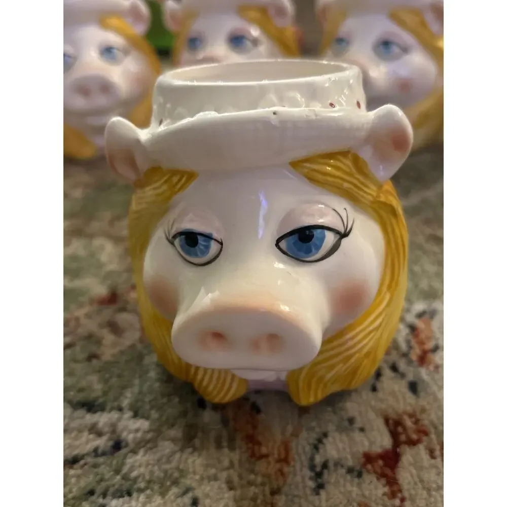 Set of Miss Piggy Ceramic Mugs (6) - Sigma